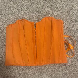 Women's Orange Corset